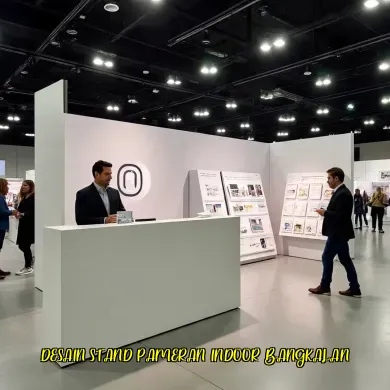 Desain Stand Pameran Indoor Bangkalan